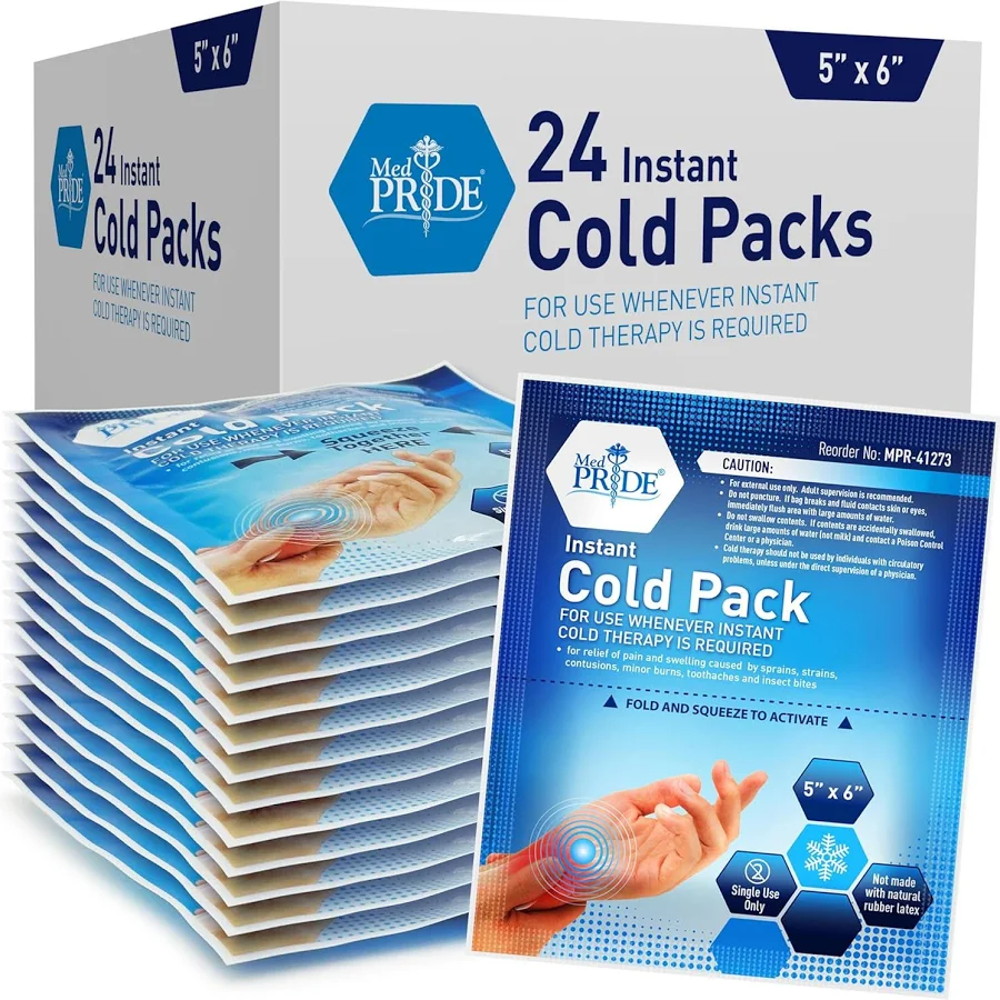 Instant Cold Pack, 5"x 6", 24/cs.