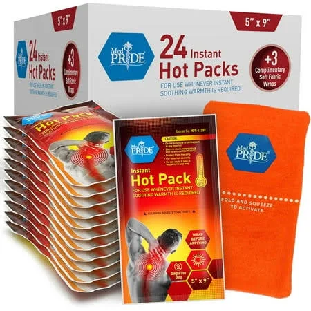 Instant Hot Packs, 5" x 9" - 24/cs.