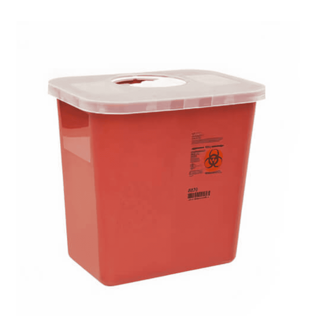 Sharps Container, 2 Gal Red, 20/Cs