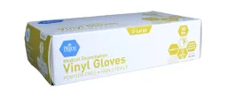 Gloves, Exam Vinyl P/F, Xl 100/Bx