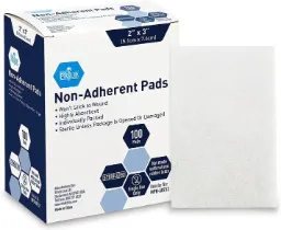 Non-Adherent Pad, Sterile 2 X 3, 100/Bx
