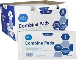Abdominal Pad, Sterile 8 X 10, 1/Pouch, 24/Bx