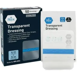 Transparent Dressing, 4" X 5", 50/Bx