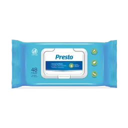 Adult Cleansing Wipes, 8" X 12", 48/Pk, 576/Cs