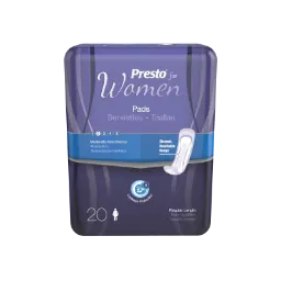 Bladder Control Pads, Moderate Reg, 10", 9/20Pk, 180/Cs