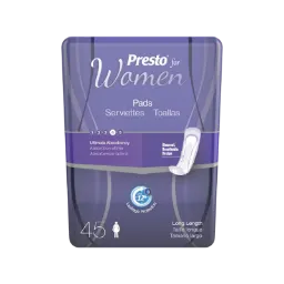 Bladder Control Pads, Ultimate Long, 16", 2/45Pk, 90/Cs