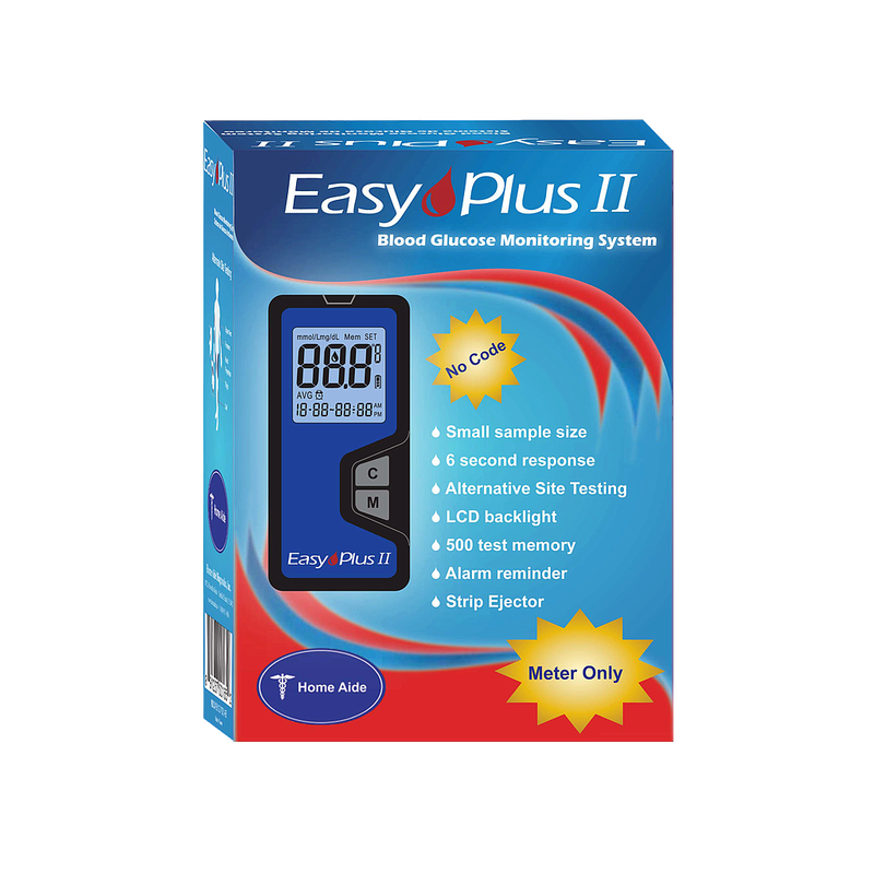Easy Plus II Glucose Monitor Only