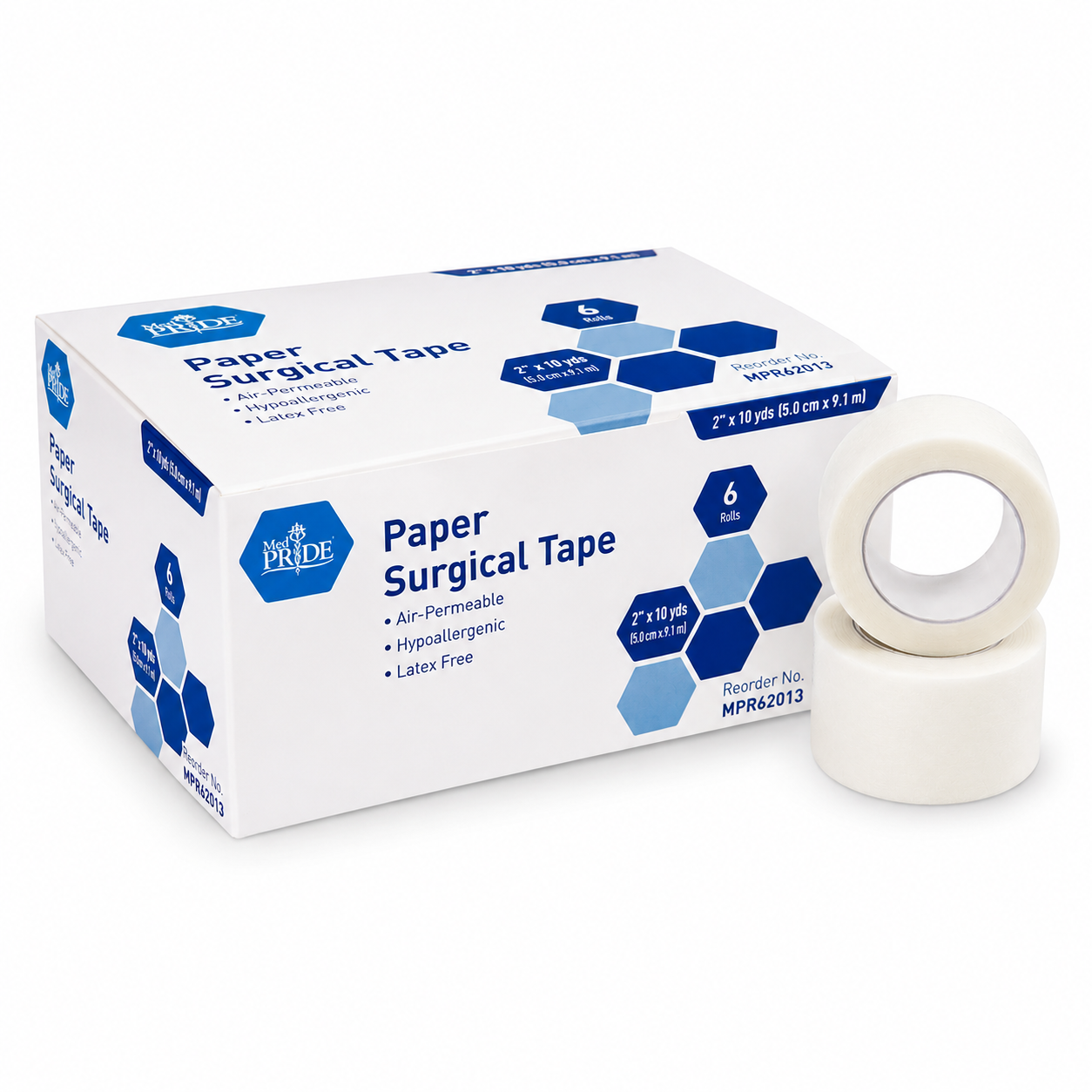 Surgical Tape, Paper 2" X 10 Yds, 6/Bx