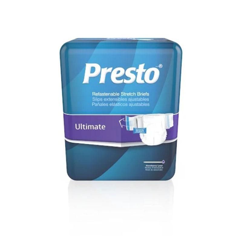 Briefs, Presto Ultimate Lg, (46"-68") 16/Pk 72/Cs