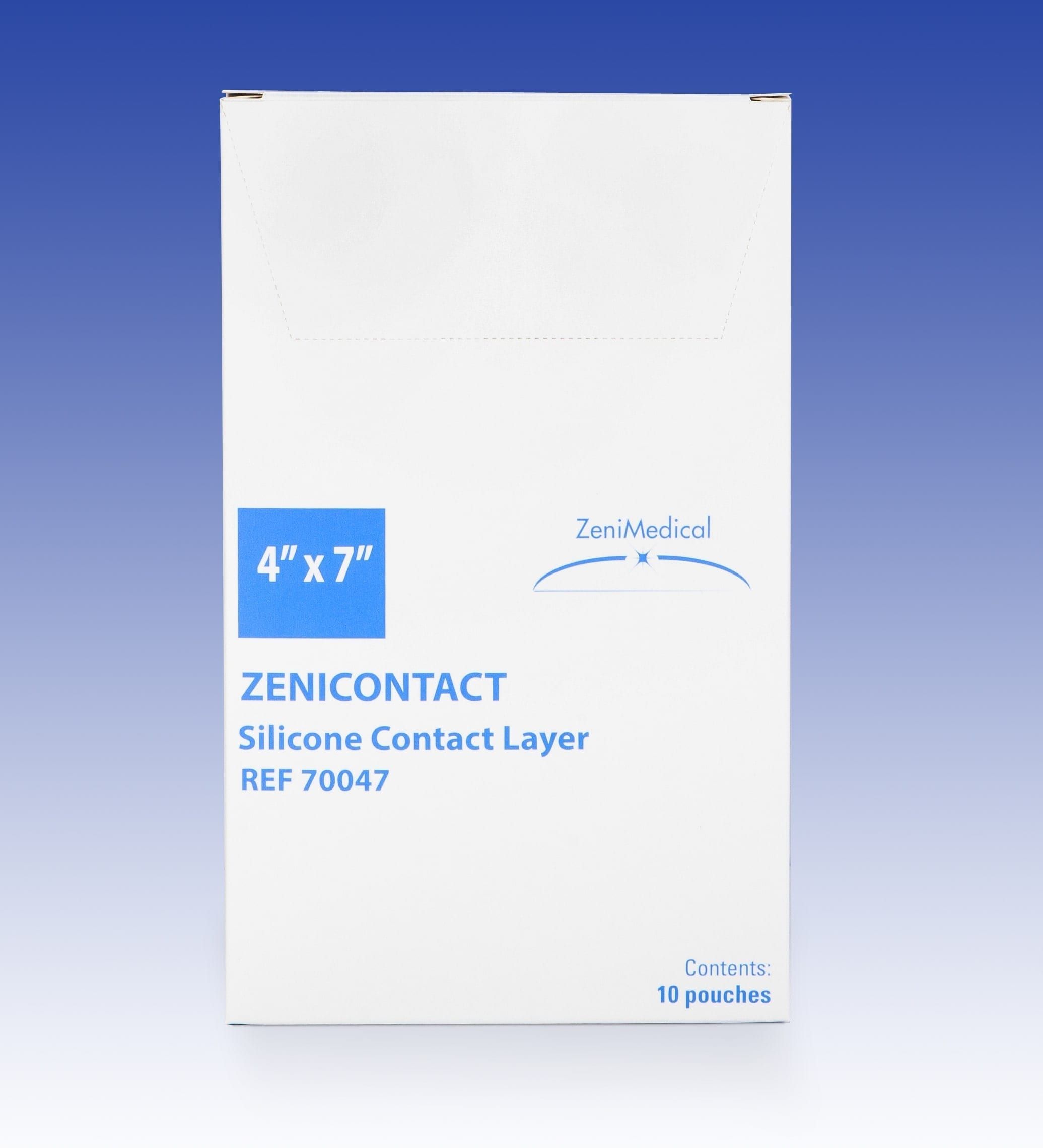 ZeniContact, Silicone Non-Adherent Contact Layer, 4 X 7, 10/Bx