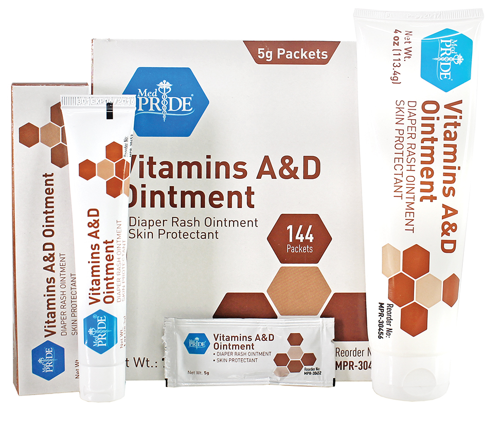 Vitamins A & D Ointment, 5g Packets, 144/Bx
