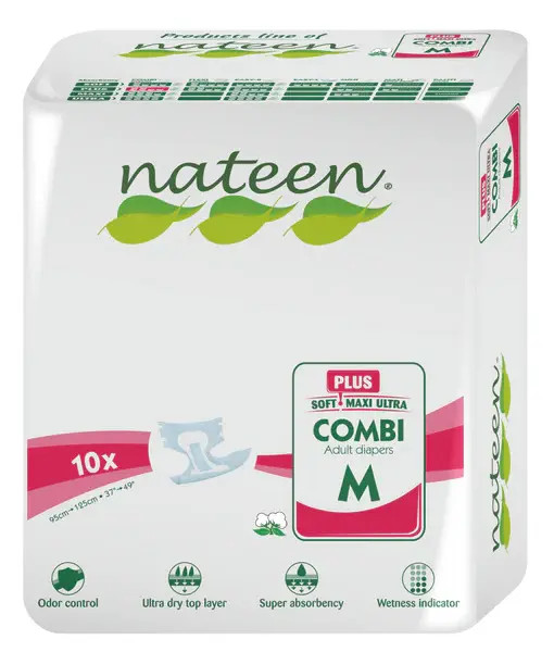 Briefs, Combi Maxi, Max Absorbency, Med 4/10Pk, 40/Cs