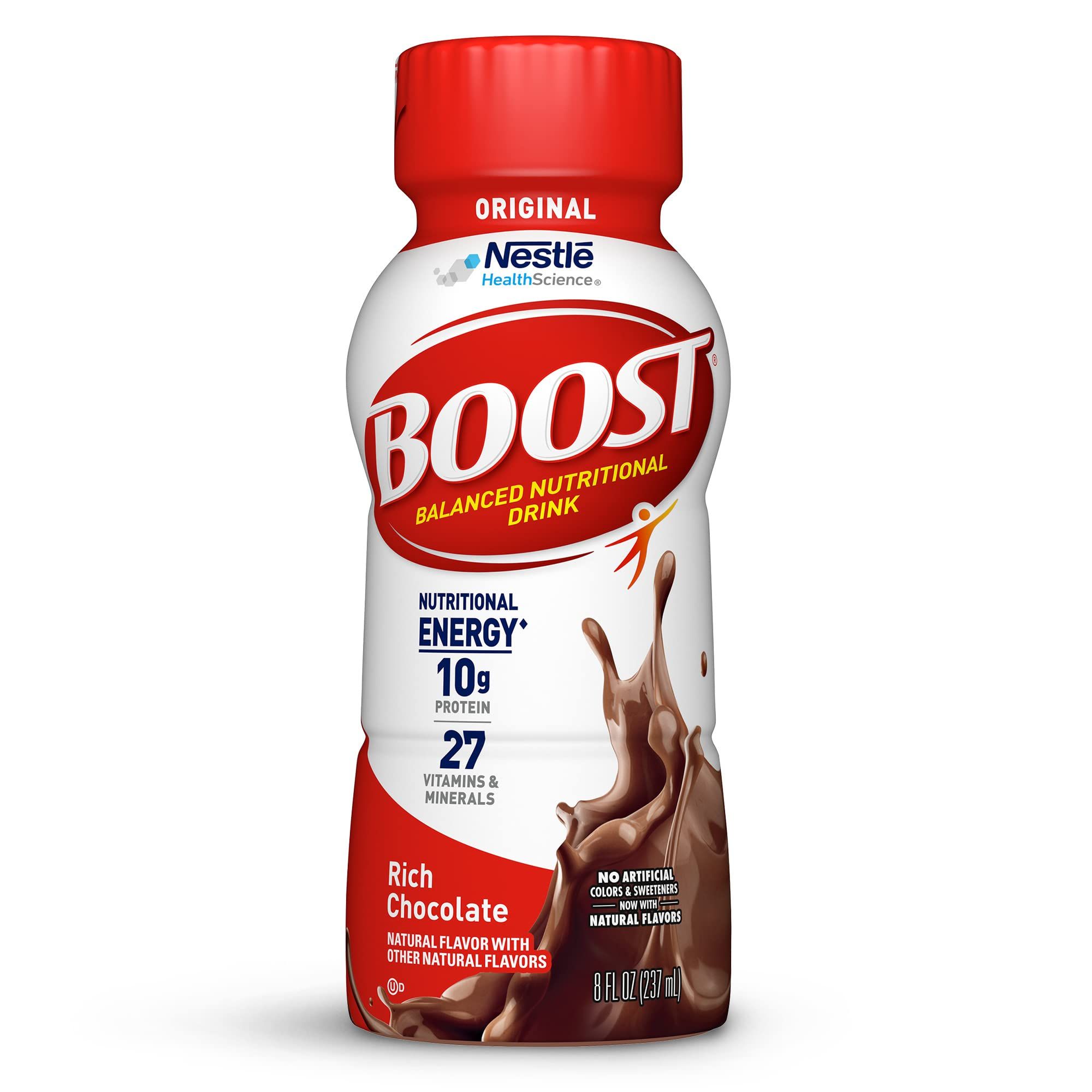 Boost, ORIGINAL Rich Chocolate 8oz Bottles. 24/Cs