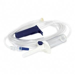 IV Admin Set, 10dr/ml W/1 Needle Free Port, Floguard/Sigma, 98" 50/Cs